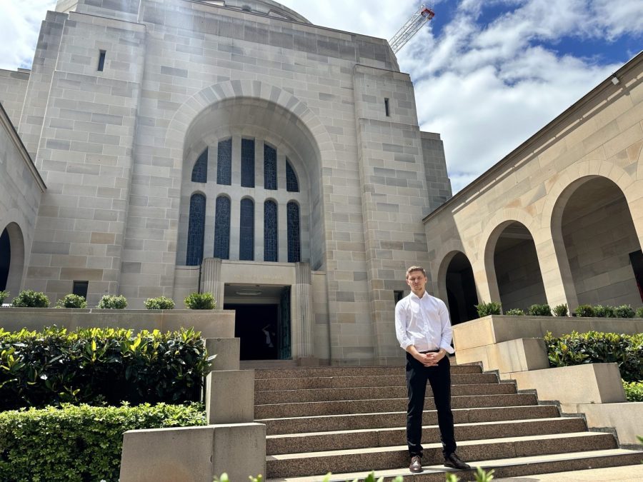 Dr Rudi at Australia's War Memorial